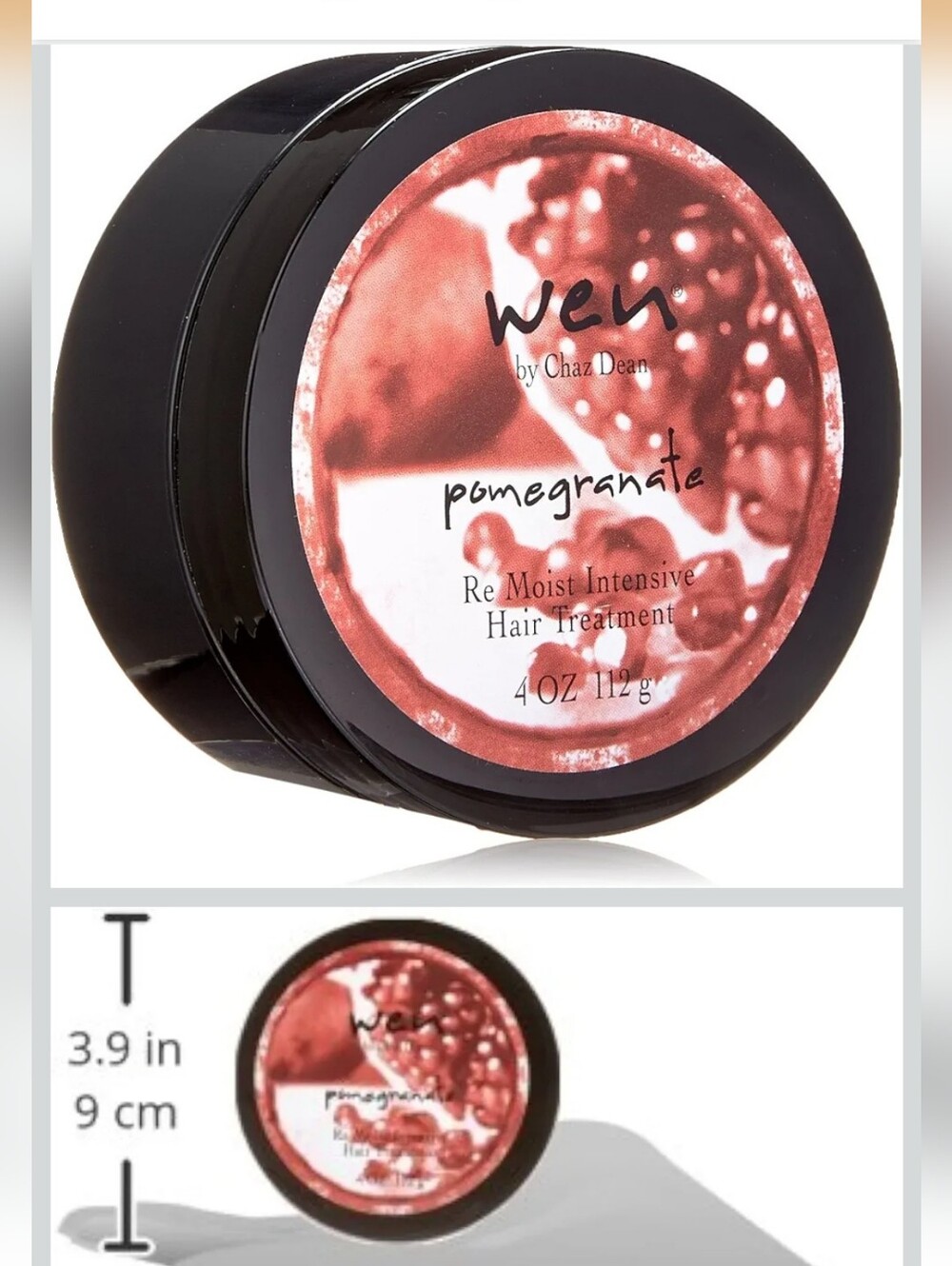 WEN Hair Treatment Women 8oz‎ Pomegranate NEW 3 Tubs Re Moist Intensive